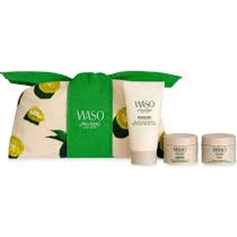 Shiseido Moisture Charge Gift Set 30ml Shikulime Gel-To-Oil Cleanser + 15ml Shikulime Mega Hydrating Moisturizer + 15ml YUZU-C Beauty Sleeping Mask